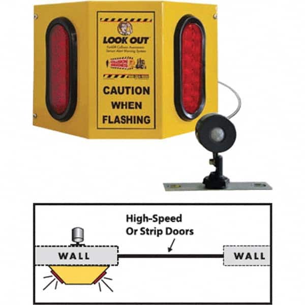 TAPCO - Auxiliary Lights Type: Forklift Warning Light Voltage: 110 VAC to 24VDC - Exact Tool & Supply