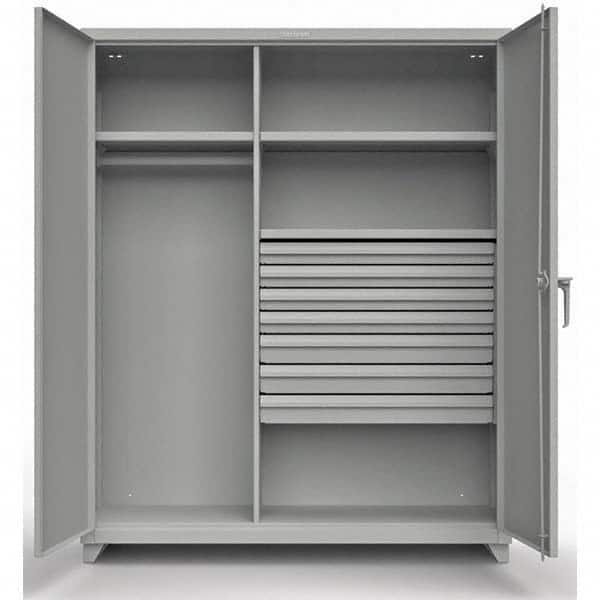 Strong Hold - Storage Cabinets Type: Wardrobe Width (Inch): 60 - Exact Tool & Supply