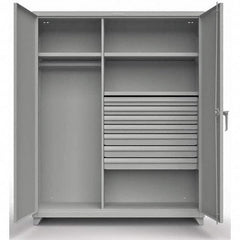 Strong Hold - Storage Cabinets Type: Wardrobe Width (Inch): 60 - Exact Tool & Supply