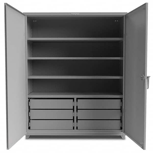 Strong Hold - Storage Cabinets Type: Heavy Duty Width (Inch): 60 - Exact Tool & Supply
