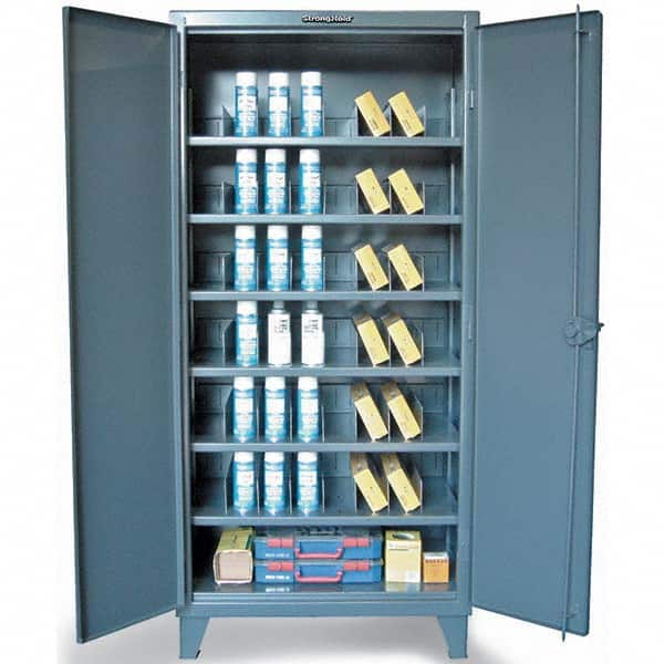 Strong Hold - Storage Cabinets Type: Bin Width (Inch): 72 - Exact Tool & Supply