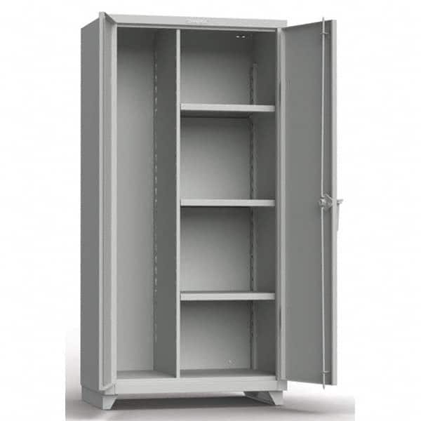 Strong Hold - Storage Cabinets Type: Heavy Duty Janitorial Width (Inch): 60 - Exact Tool & Supply
