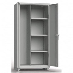 Strong Hold - Storage Cabinets Type: Heavy Duty Janitorial Width (Inch): 60 - Exact Tool & Supply