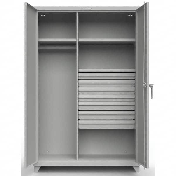Strong Hold - Storage Cabinets Type: Wardrobe Width (Inch): 48 - Exact Tool & Supply