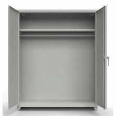 Strong Hold - Storage Cabinets Type: Wardrobe Width (Inch): 60 - Exact Tool & Supply