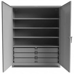 Strong Hold - Storage Cabinets Type: Heavy Duty Width (Inch): 48 - Exact Tool & Supply