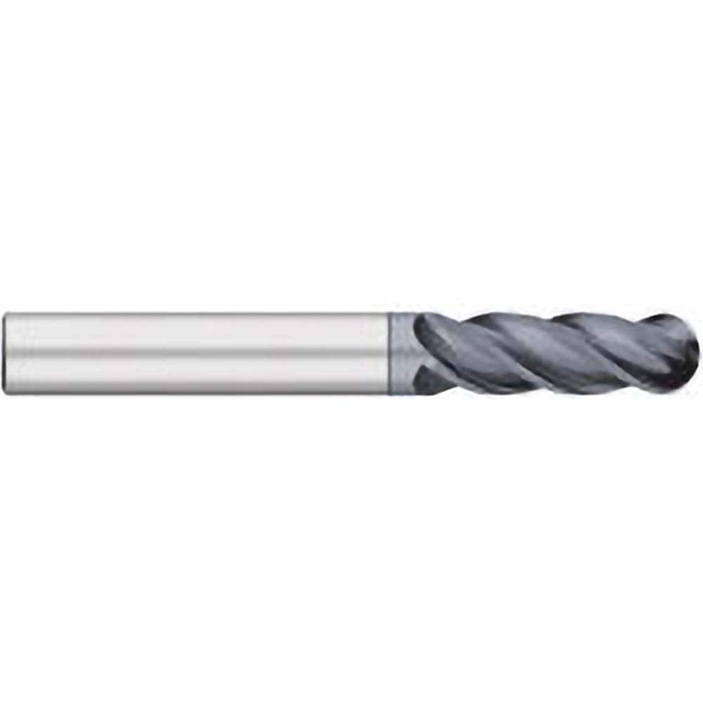 Titan USA - Ball End Mills; Mill Diameter (Inch): 5/16 ; Mill Diameter (Decimal Inch): 0.3125 ; Number of Flutes: 4 ; Length of Cut (Inch): 1-1/8 ; Length of Cut (Decimal Inch): 1.1250 ; Material: Solid Carbide - Exact Tool & Supply