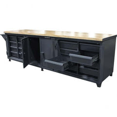 Strong Hold - Stationary Workstations Type: Workbench Cabinet Load Capacity (Lb.): 6,000 - Exact Tool & Supply