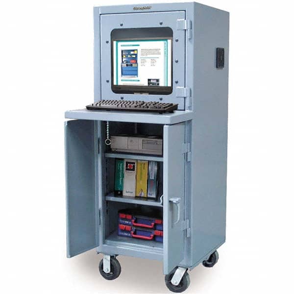 Strong Hold - Computer Cabinets Type: Computer Cabinet Width (Inch): 26 - Exact Tool & Supply