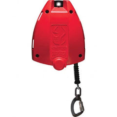 Checkmate - Self-Retracting Lanyards, Lifelines & Fall Limiters Type: Self-Retracting Lifeline Length (Feet): 100.00 - Exact Tool & Supply
