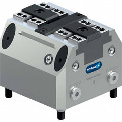 Schunk - Machine Vises Jaw Width (mm): 64.0 Throat Depth (mm): 60.0 - Exact Tool & Supply