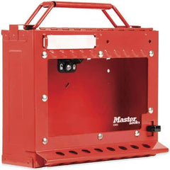 Master Lock - Group Lockout Boxes Portable or Wall Mount: Wall Mount Maximum Number of Padlocks: 15 - Exact Tool & Supply