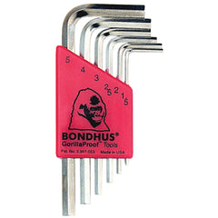 6PC HEX END L-WRENCH SET BRITEGUARD - Exact Tool & Supply