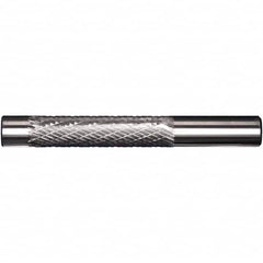 Precision Twist Drill - 1/8" Cut Diam, 1/8" Shank Diam, Carbide Double Cut Cylinder Burr with Pilot - Exact Tool & Supply