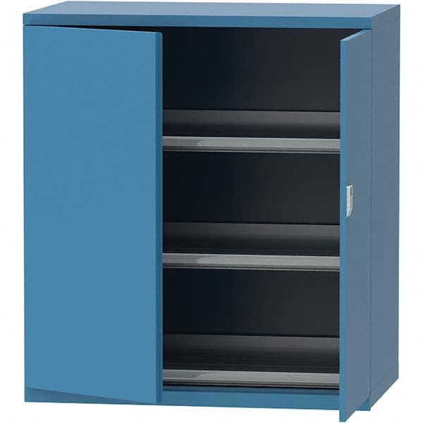 LISTA - 99 Compartment Bright Blue Steel Modular Storage Cabinet - Exact Tool & Supply
