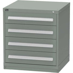 Vidmar - 4 Drawer Vidmar Green Steel Modular Storage Cabinet - Exact Tool & Supply