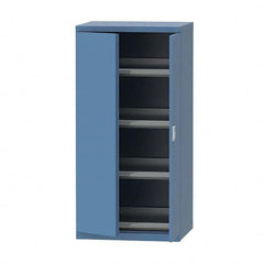 LISTA - 124 Compartment Bright Blue Steel Modular Storage Cabinet - Exact Tool & Supply
