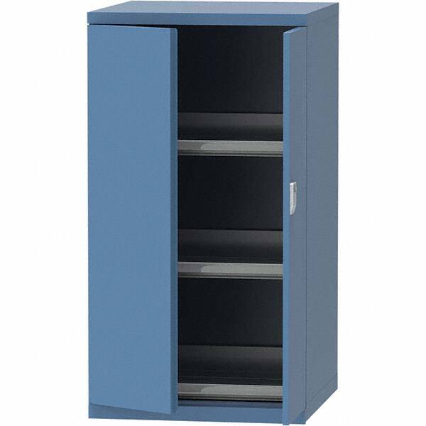 LISTA - 45 Compartment Bright Blue Steel Modular Storage Cabinet - Exact Tool & Supply