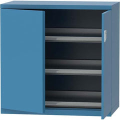 LISTA - 84 Compartment Bright Blue Steel Modular Storage Cabinet - Exact Tool & Supply