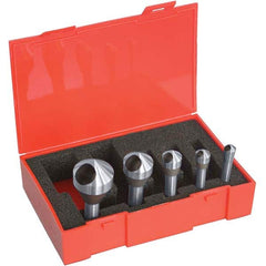 Cleveland - Countersink Sets Countersink Type: Zero Flute Minimum Head Diameter (Inch): 5/16 - Exact Tool & Supply
