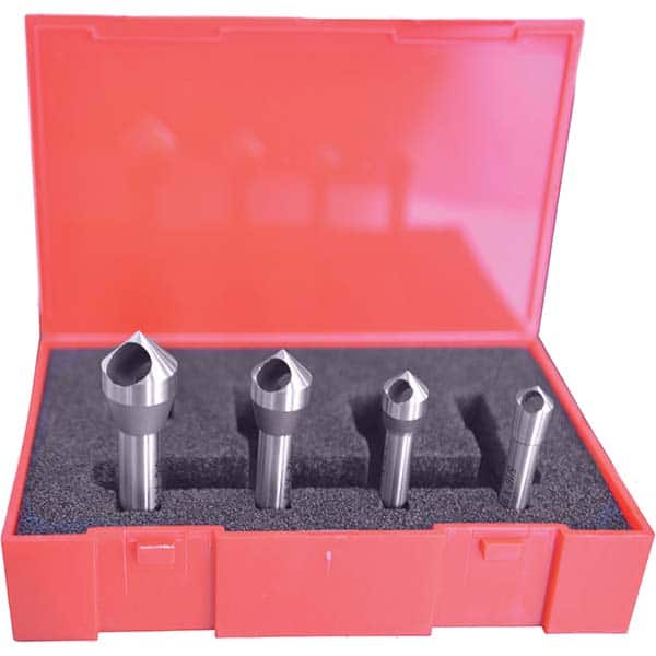 Cleveland - Countersink Sets Countersink Type: Zero Flute Minimum Head Diameter (Inch): 5/16 - Exact Tool & Supply