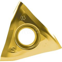 TRI POS RAKE RH Carbide Milling Insert TiCN/Al2O3/TiN Finish, 5.7mm Thick
