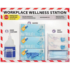 NMC - PPE Dispensers Type: Wellness Station Mount: Table/Wall - Exact Tool & Supply