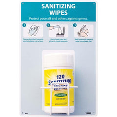 NMC - PPE Dispensers Type: Sanitizing Wipe Dispenser Station Mount: Table/Wall - Exact Tool & Supply