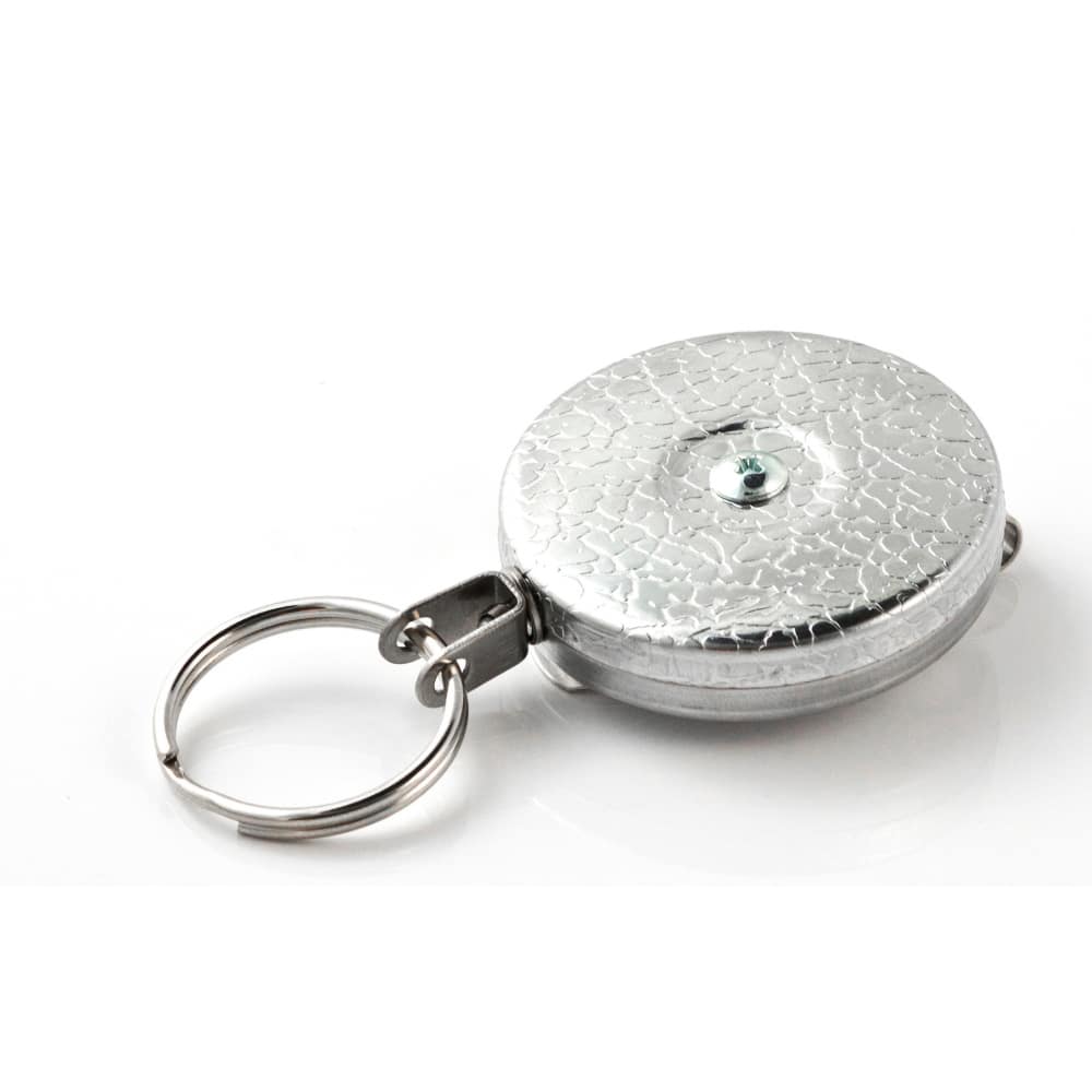Key-Bak - Key Control; Type: Retractable Key Chain ; Number of Keys: 15 ; Color: Chrome ; Width (Inch): 1 - Exact Tool & Supply