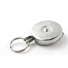 Key-Bak - Key Control; Type: Retractable Key Chain ; Number of Keys: 15 ; Color: Chrome ; Width (Inch): 1 - Exact Tool & Supply