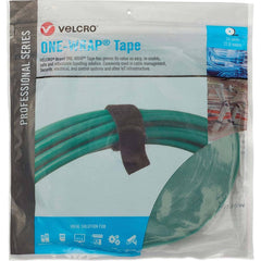 Velcro Brand - Cable Ties; Cable Tie Type: Reusable Cable Tie ; Material: Hook and Loop ; Color: Green ; Overall Length (Feet): 75 ; Overall Length (Decimal Inch): 300.00000 ; Maximum Bundle Diameter (Inch): 1 - Exact Tool & Supply