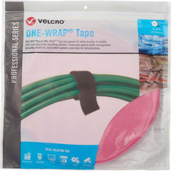 Velcro Brand - Cable Ties; Cable Tie Type: Reusable Cable Tie ; Material: Hook and Loop ; Color: Erica Violet ; Overall Length (Feet): 75 ; Overall Length (Decimal Inch): 300.00000 ; Maximum Bundle Diameter (Inch): 0.75 - Exact Tool & Supply