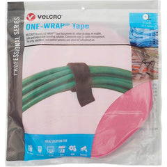 Velcro Brand - Cable Ties; Cable Tie Type: Reusable Cable Tie ; Material: Hook and Loop ; Color: Erica Violet ; Overall Length (Feet): 75 ; Overall Length (Decimal Inch): 300.00000 ; Maximum Bundle Diameter (Inch): 1 - Exact Tool & Supply