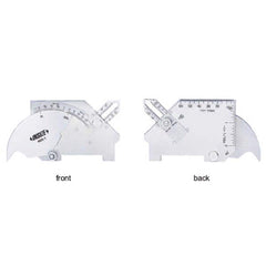 Insize USA LLC - Welding Inspection Gages; Type: Weld Gage ; Applications: Welding Inspection ; Material: Stainless Steel ; Minimum Measurement: 0 (Inch); Maximum Measurement: 2 (Inch) - Exact Tool & Supply