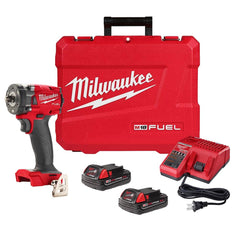Milwaukee Tool - Cordless Impact Wrenches & Ratchets Voltage: 18.00 Drive Size (Inch): 3/8 - Exact Tool & Supply
