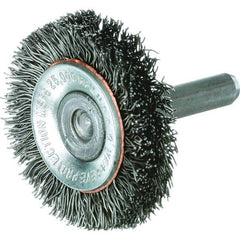 Osborn - Wheel Brushes Outside Diameter (Inch): 3 Shank Diameter (Inch): 1/4 - Exact Tool & Supply