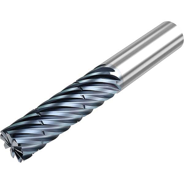 Niagara Cutter - 1" Diam 9 Flute Solid Carbide 0.03" Corner Radius End Mill - Exact Tool & Supply