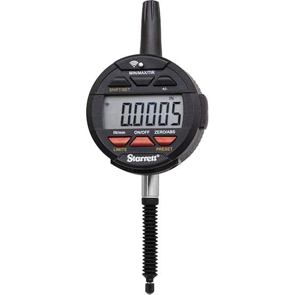 Starrett - Electronic Drop Indicators Minimum Measurement (Decimal Inch): 0 Minimum Measurement (Inch): 0 - Exact Tool & Supply