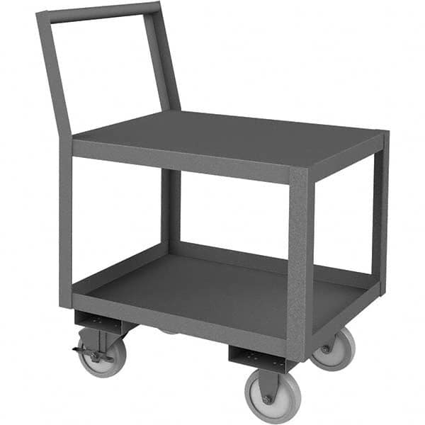 Durham - 1,200 Lb Capacity 2-Shelf Low Deck Service Truck - Exact Tool & Supply