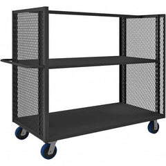 Durham - 2,000 Lb Capacity 2-Shelf 2-Sided Mesh Truck - Exact Tool & Supply