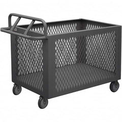 Durham - 1,200 Lb Capacity 1-Shelf 4-Sided Mesh Box Truck - Exact Tool & Supply