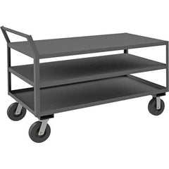 Durham - 4,800 Lb Capacity 3-Shelf Low Deck Service Truck - Exact Tool & Supply