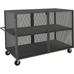 Durham - 2,000 Lb Capacity 2-Shelf Security Mesh Truck - Exact Tool & Supply