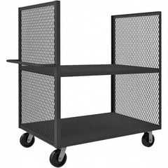 Durham - 2,000 Lb Capacity 2-Shelf 2-Sided Mesh Truck - Exact Tool & Supply
