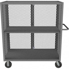 Durham - 2,000 Lb Capacity 1-Shelf Security Mesh Truck - Exact Tool & Supply