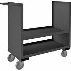Durham - 1,200 Lb Capacity 2-Shelf 2-Sided Solid Truck - Exact Tool & Supply