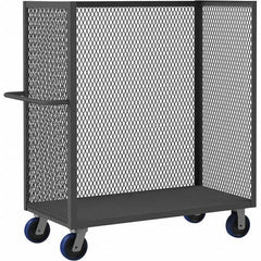 Durham - 3,600 Lb Capacity 1-Shelf 3-Sided Mesh Truck - Exact Tool & Supply