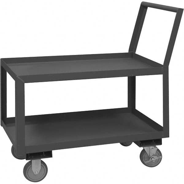 Durham - 1,200 Lb Capacity 2-Shelf Low Deck Service Truck - Exact Tool & Supply