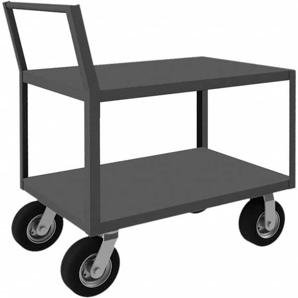 Durham - 1,200 Lb Capacity 2-Shelf Low Deck Service Truck - Exact Tool & Supply