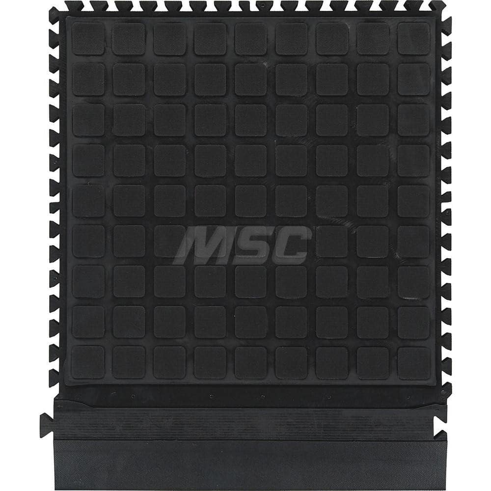M + A Matting - Anti-Fatigue Matting; Dry or Wet Environment: Dry ; Length (Inch): 21.875 ; Length (Feet): 1.8 ; Width (Inch): 18 ; Thickness (Inch): 3/4 ; Surface Pattern: Raised Squares - Exact Tool & Supply
